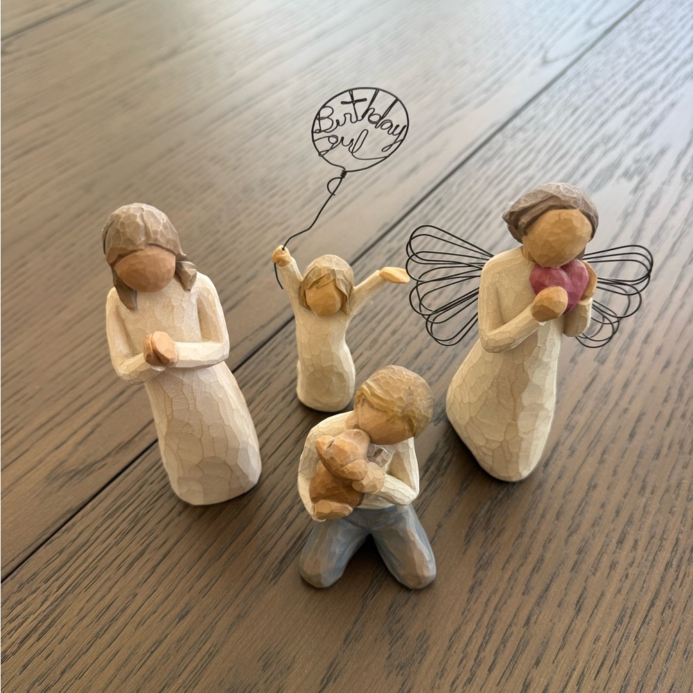 Willow Tree Hand-Painted Figurine Set